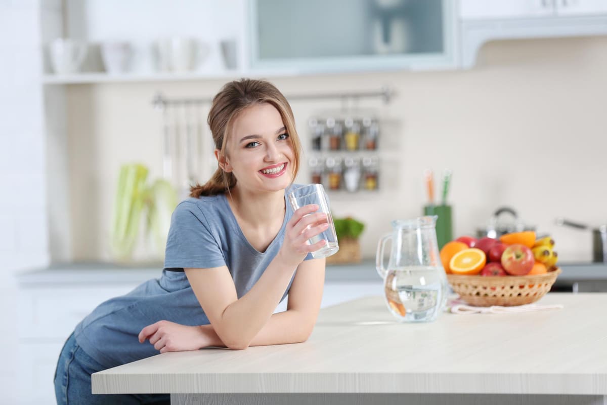 hormonların etkilerini hafif geçiren kadın